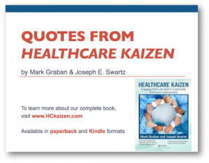 healthcare kaizen quotes ebook