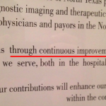 lobby sign – continuous improvement